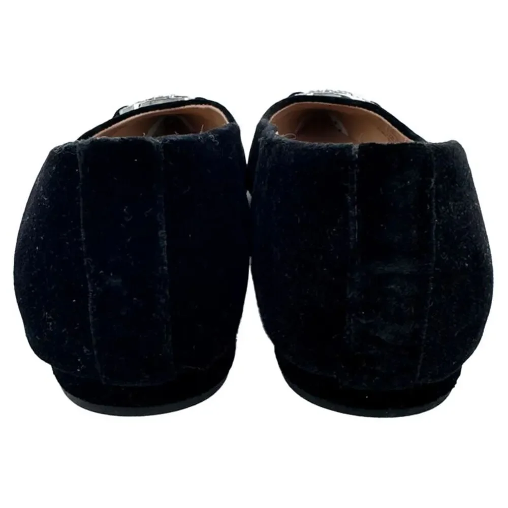 Lauren Ralph Lauren Lilah Ballet Flats in Black Velvet
